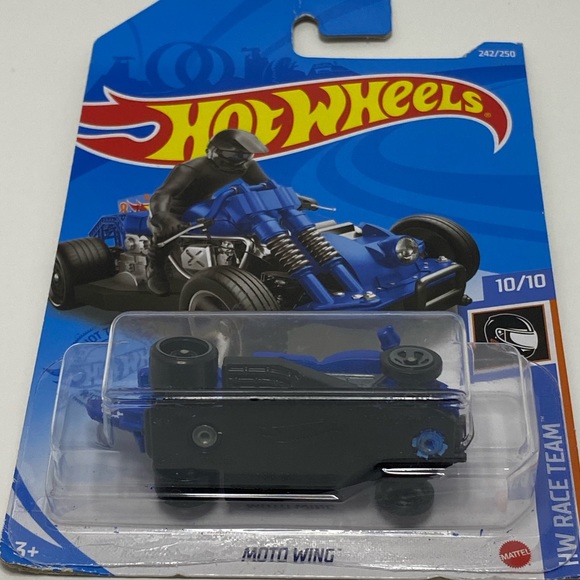 β
 π 4/20 π NEW 2023 MATTEL HOT WHEELS 10/10 HW RACE TEAM MOTO WING #242/250 - Picture 3 of 3